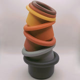 SILICONE STACKING CUPS