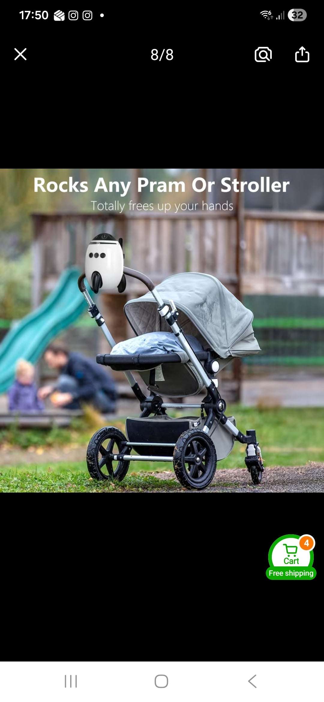 Baby Rocker soothing machine Strollers