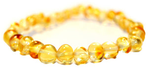 AMBER BEADS TEETHING NECKLACES