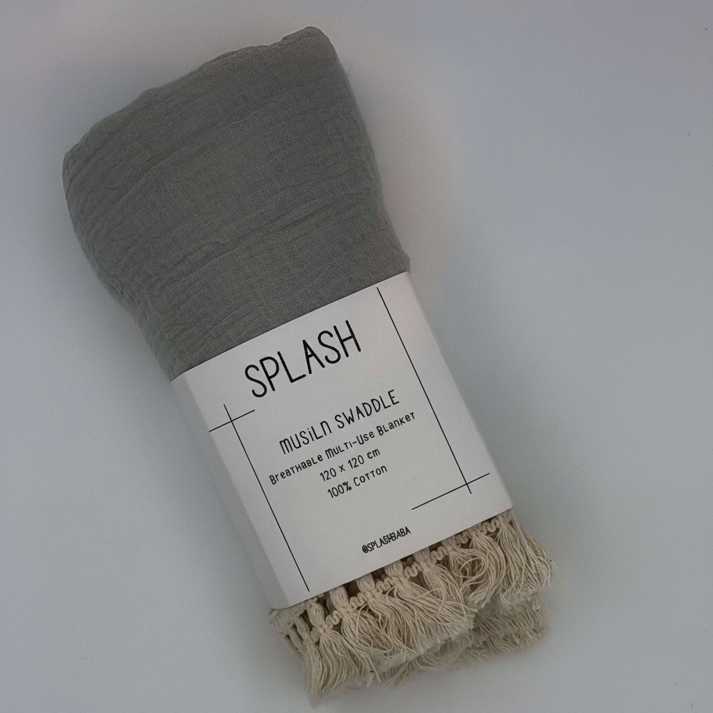 MUSLIN FRIGLE GREY Bedding