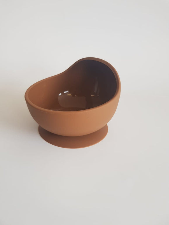 BROWN SILICONE BOWL