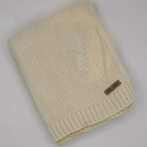 KNITTED BLANKETS CREAM