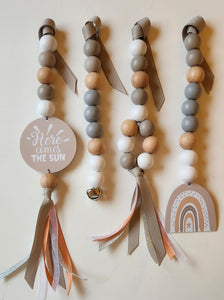Wooden Dingle Dangle Set - Over the Rainbow