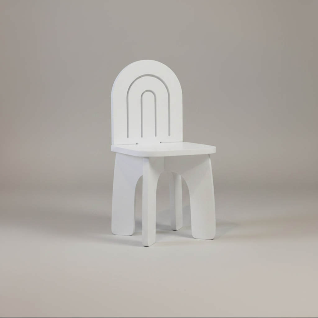 Rainbow toddler table and chairs set