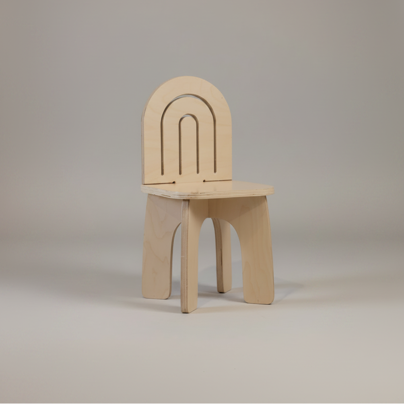 Rainbow toddler table and chairs set