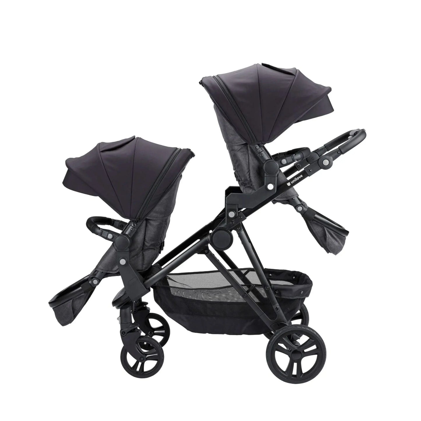 Unilove dlx tour to twin stroller