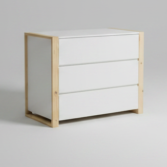 Square frame compactum Birch wood