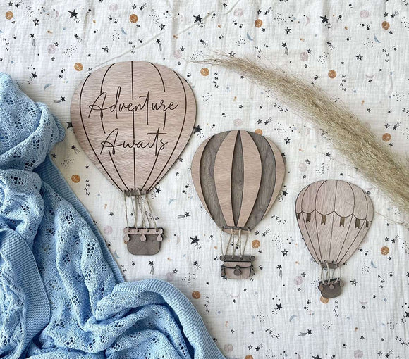 Adventure awaits hot air balloons Decor