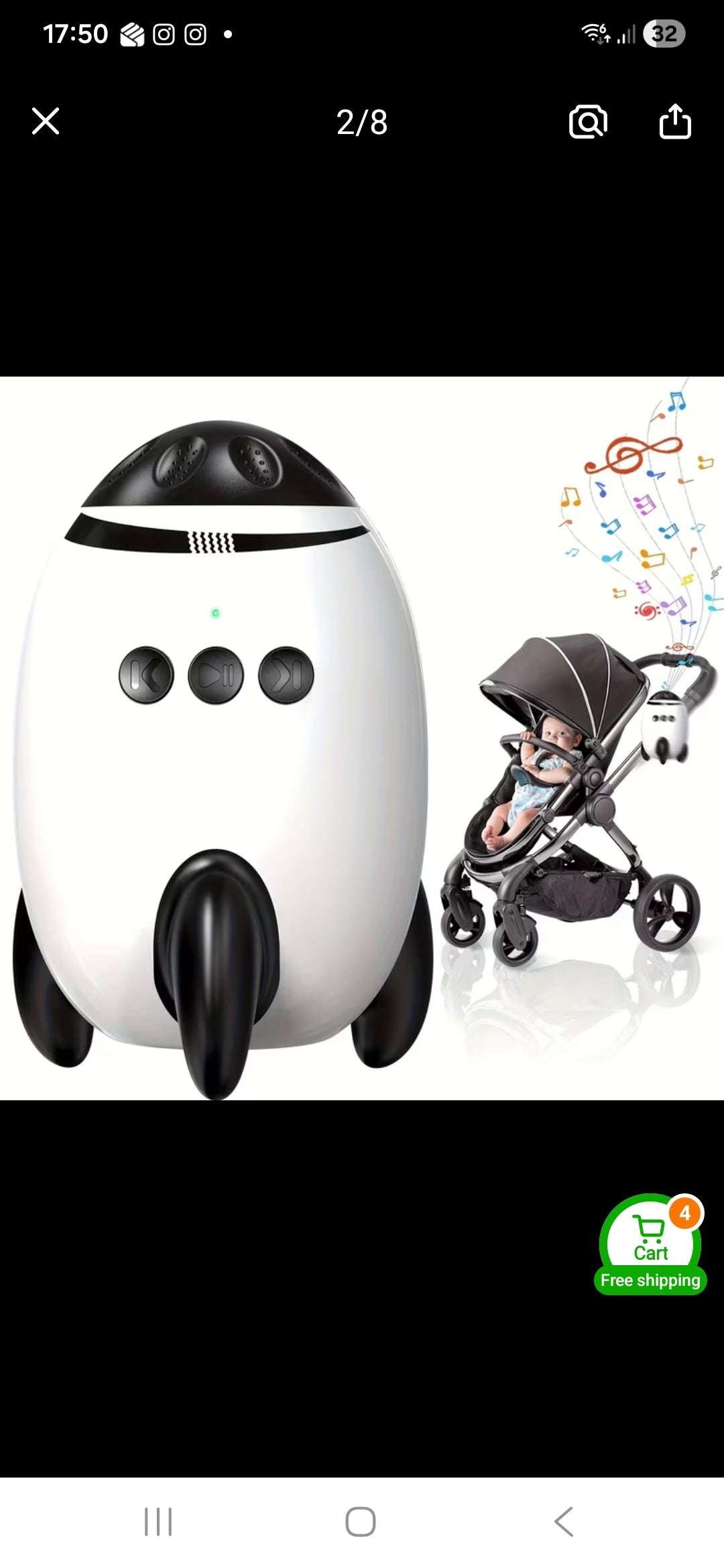 Baby Rocker soothing machine Strollers