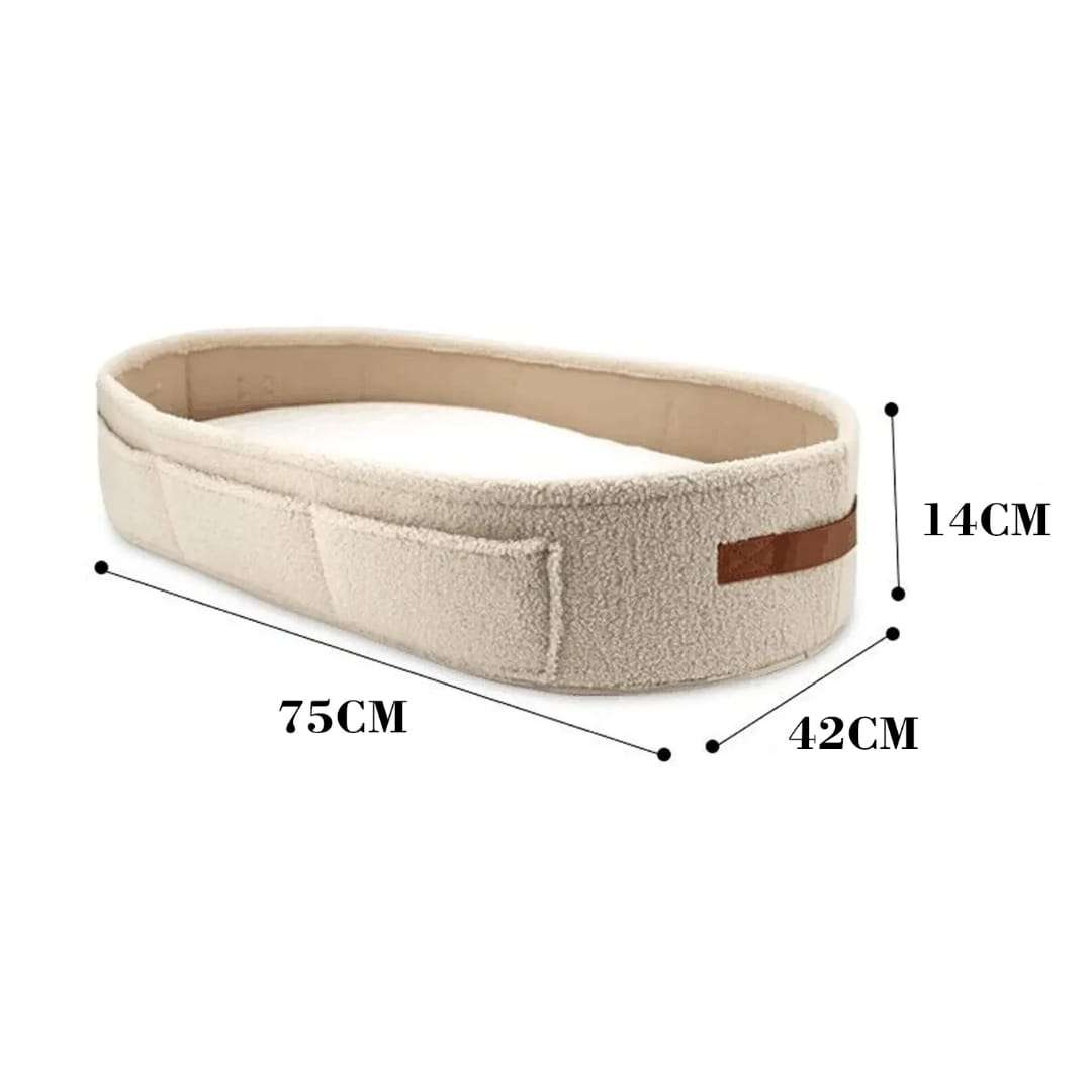 Boucle changing basket Bedding