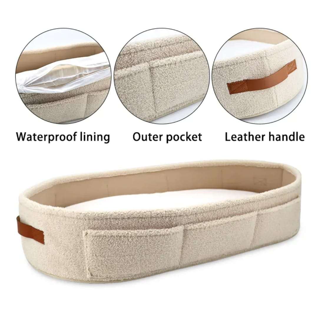 Boucle changing basket Bedding