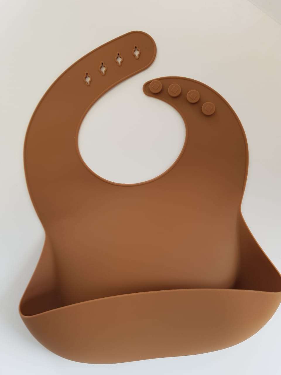 Brown silicone bib Accessories