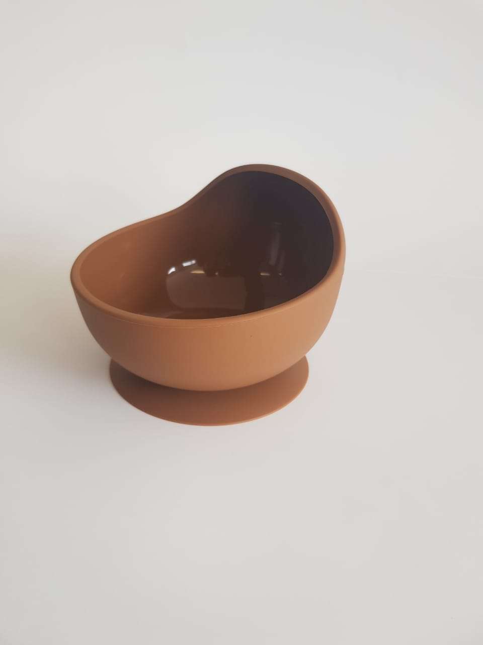 Brown silicone bowl MEAL