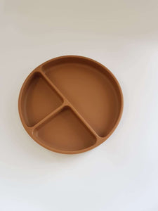 Brown silicone plate MEAL