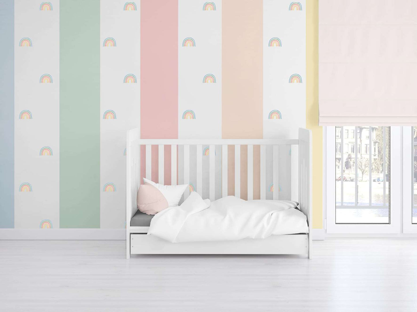 candy rainbow wall parttens decals Decor