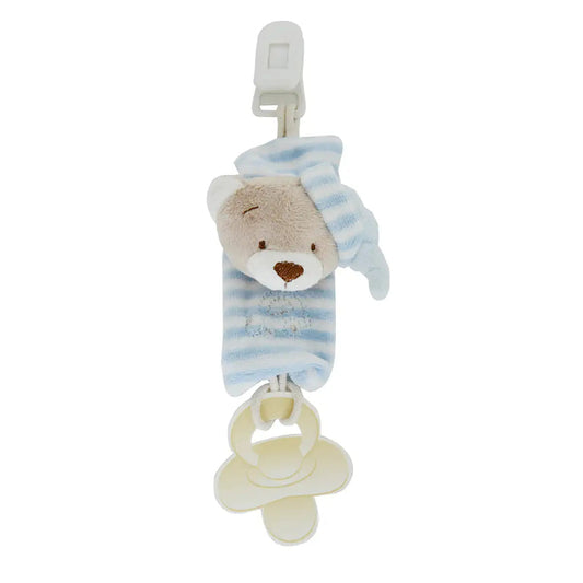 Classical bear pacifier clip Accessories BLUE