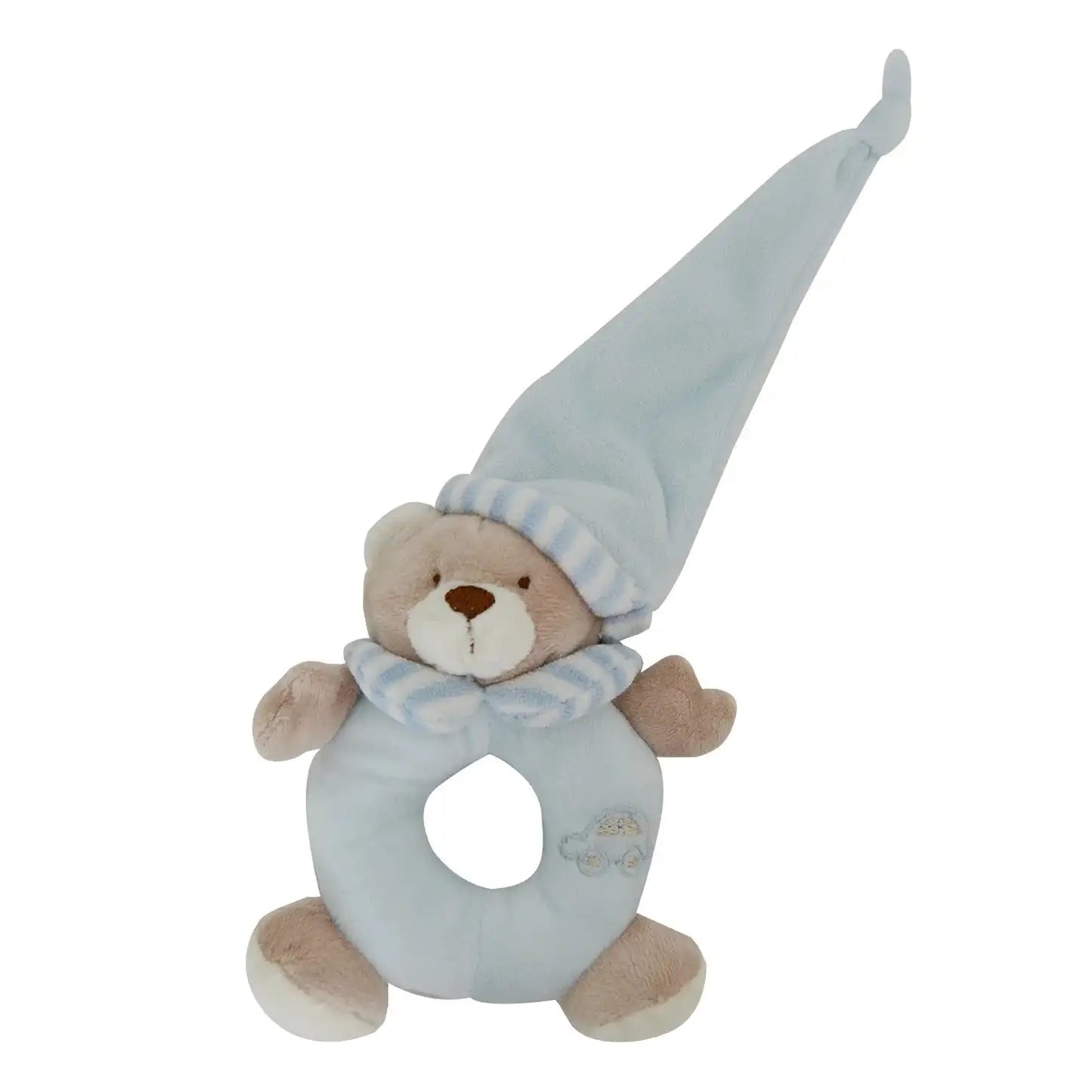 Classical bear rattle Toys BLUE