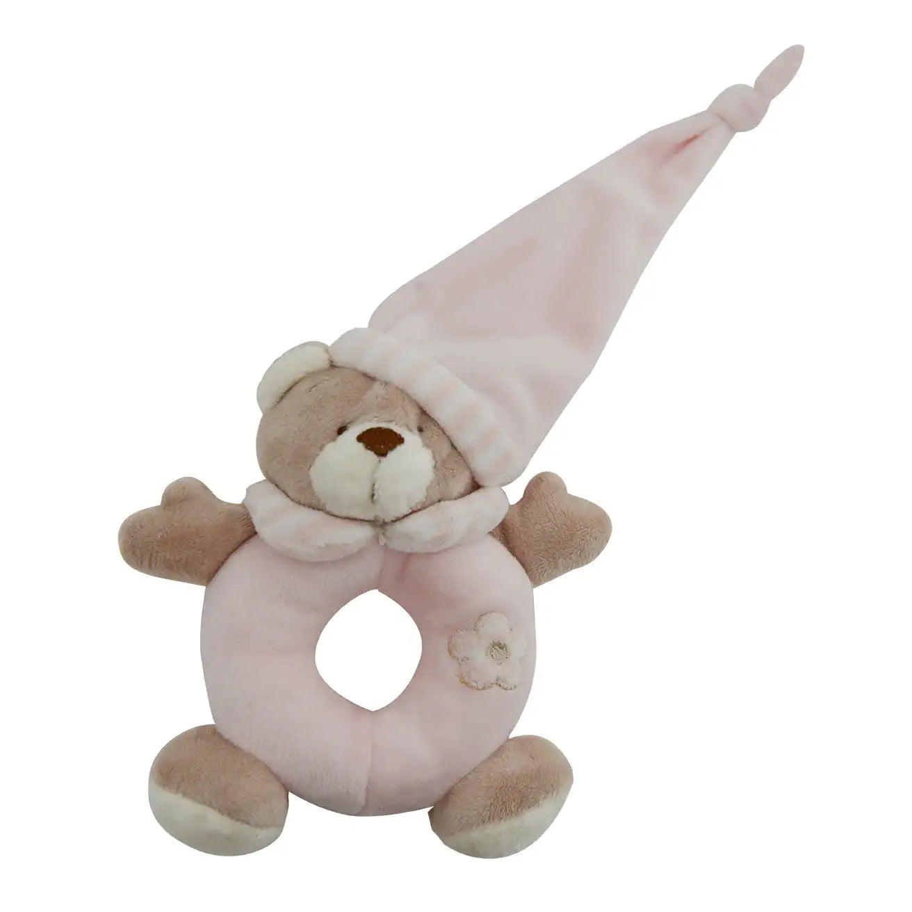 Classical bear rattle Toys PINK