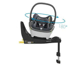 Coral 360 - essential graphite Strollers CORAL 360 CAR SEAT+ FAMILYFIX BASE