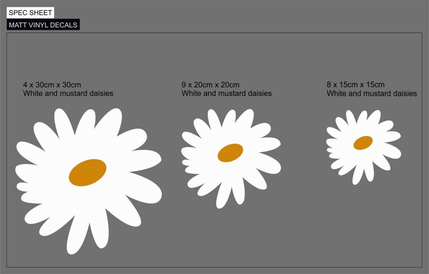 Daisy - small pack Decor