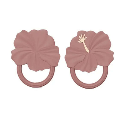 Flower Silicone teether teether Pink