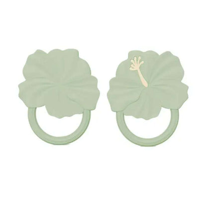 Flower Silicone teether teether sage