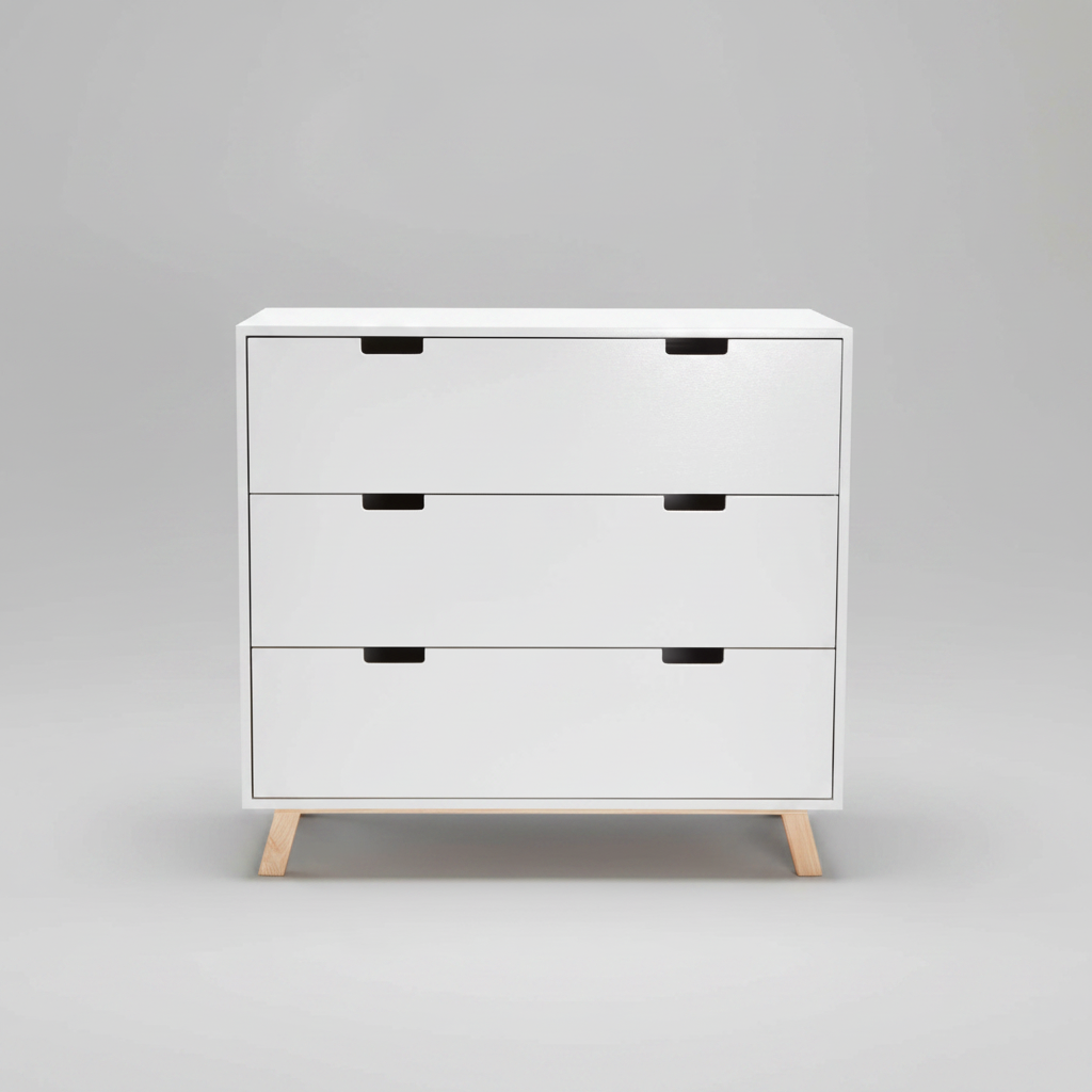 Flush 3 drawer compactum