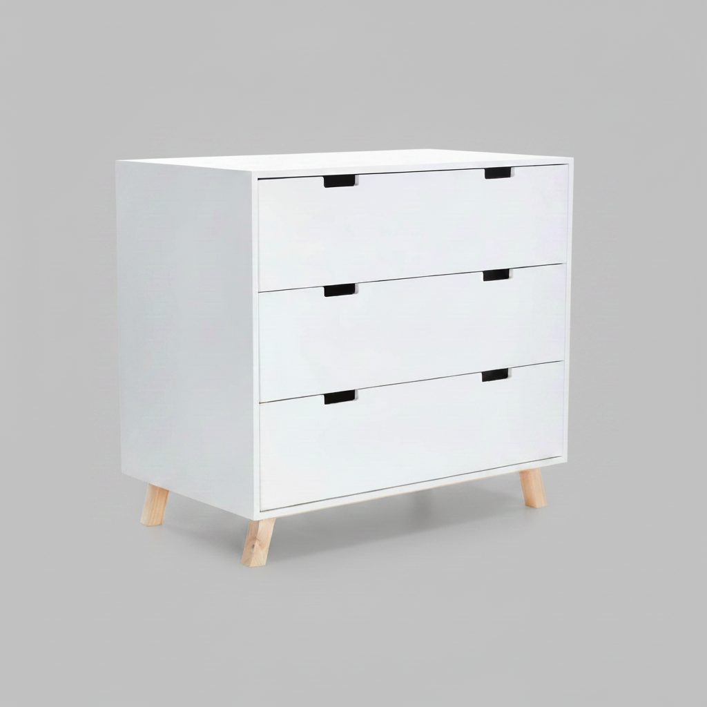 Flush 3 drawer compactum