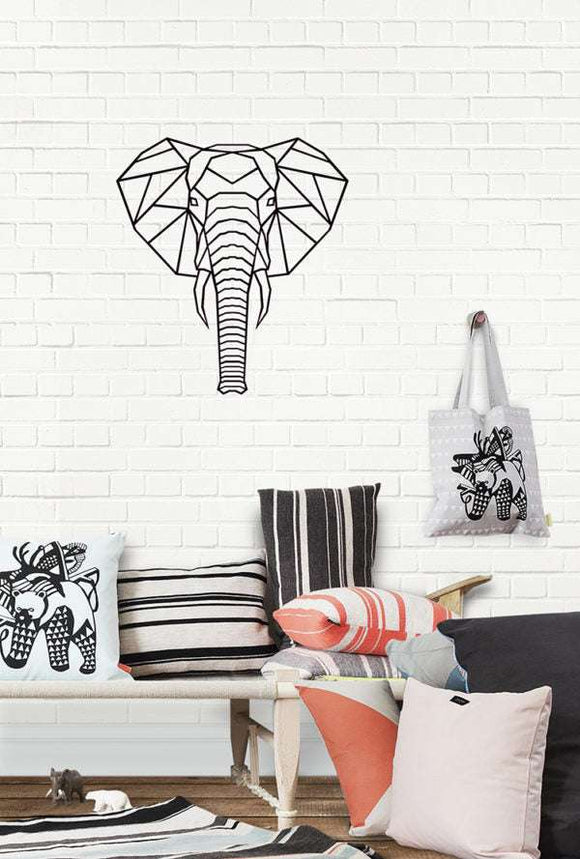 GEOMETRIC ELEPHANT Decor