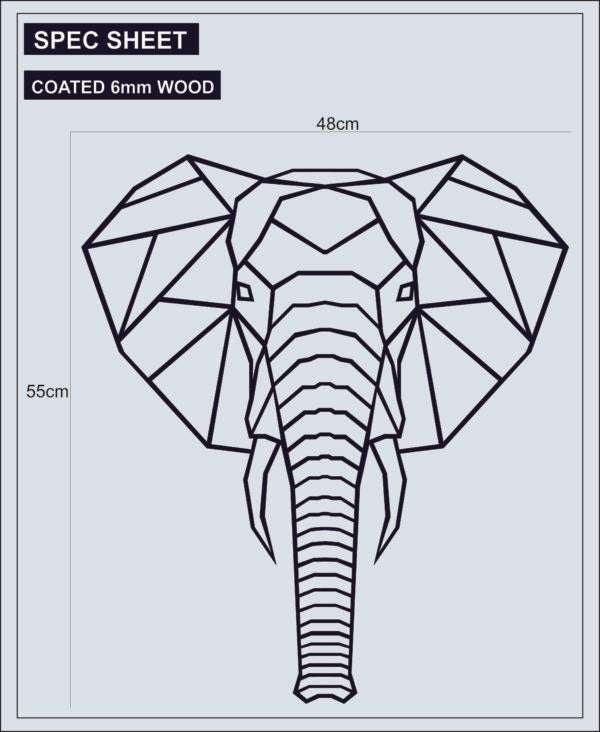 GEOMETRIC ELEPHANT Decor