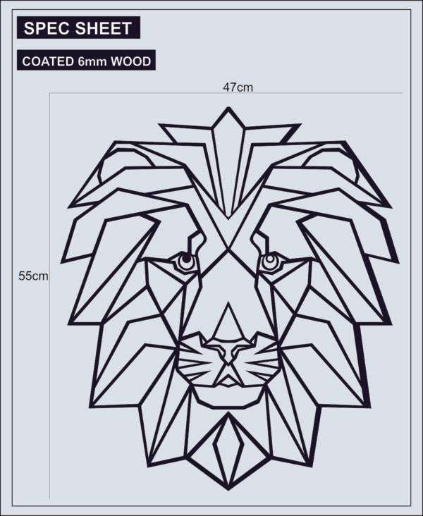 GEOMETRIC LION Decor