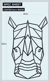 GEOMETRIC RHINO Decor