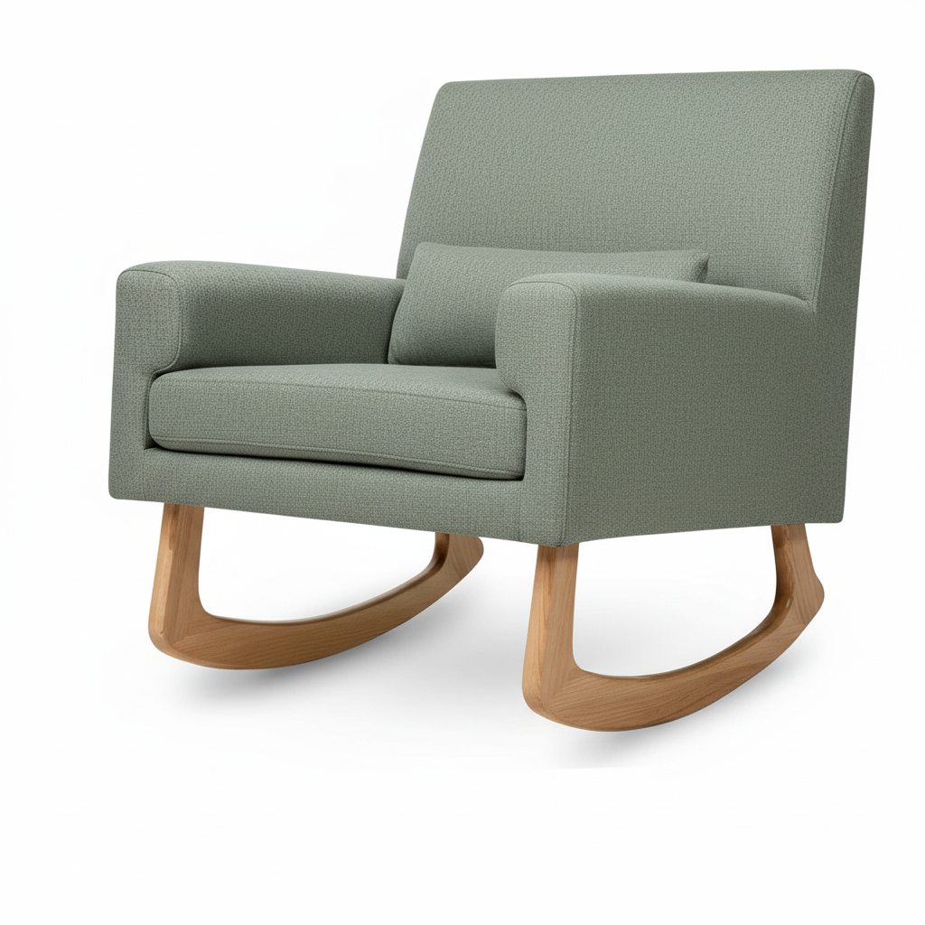 Rolanda Rocking Chair - Tedy Sage