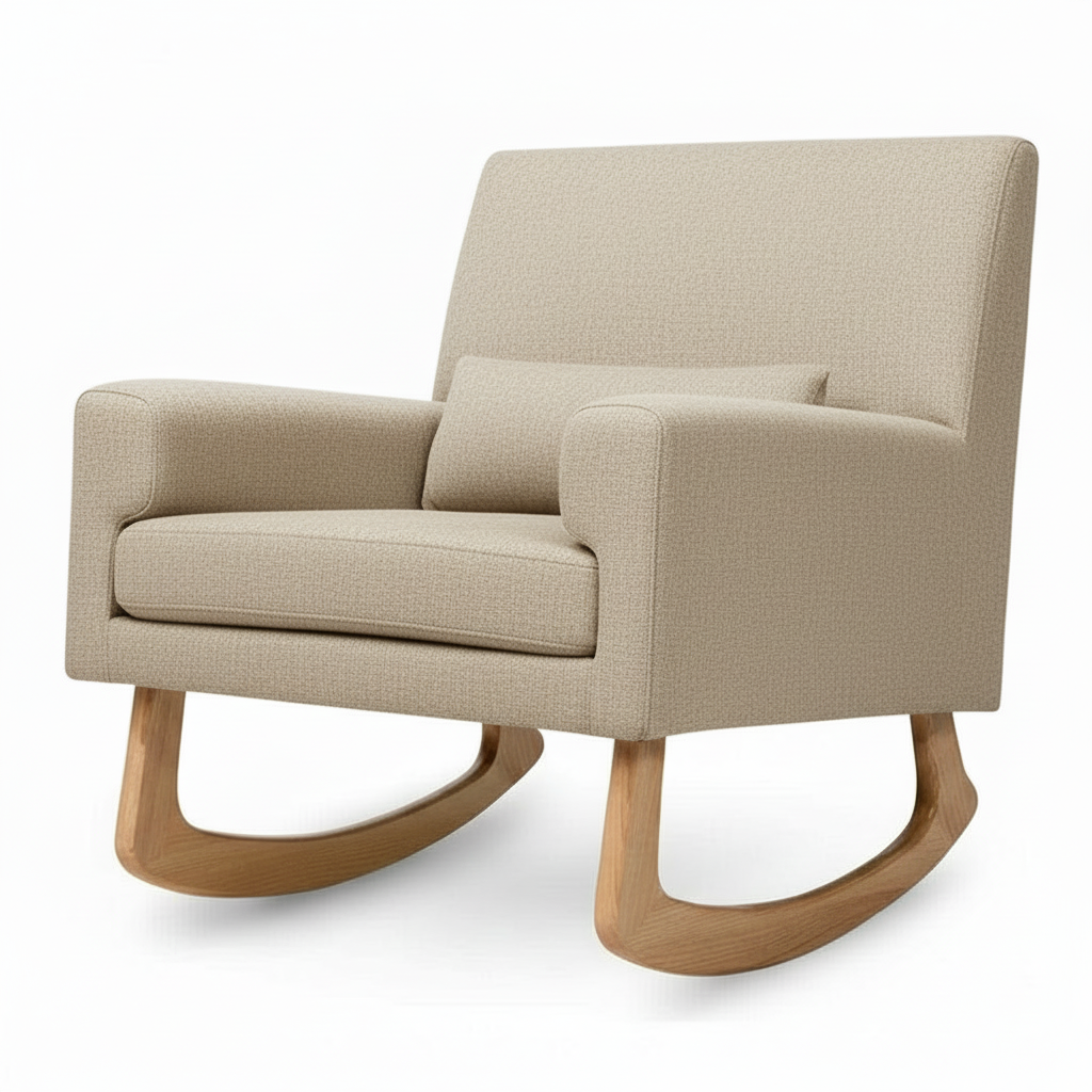 Rolanda Rocking Chair - Moldova Oatmeal