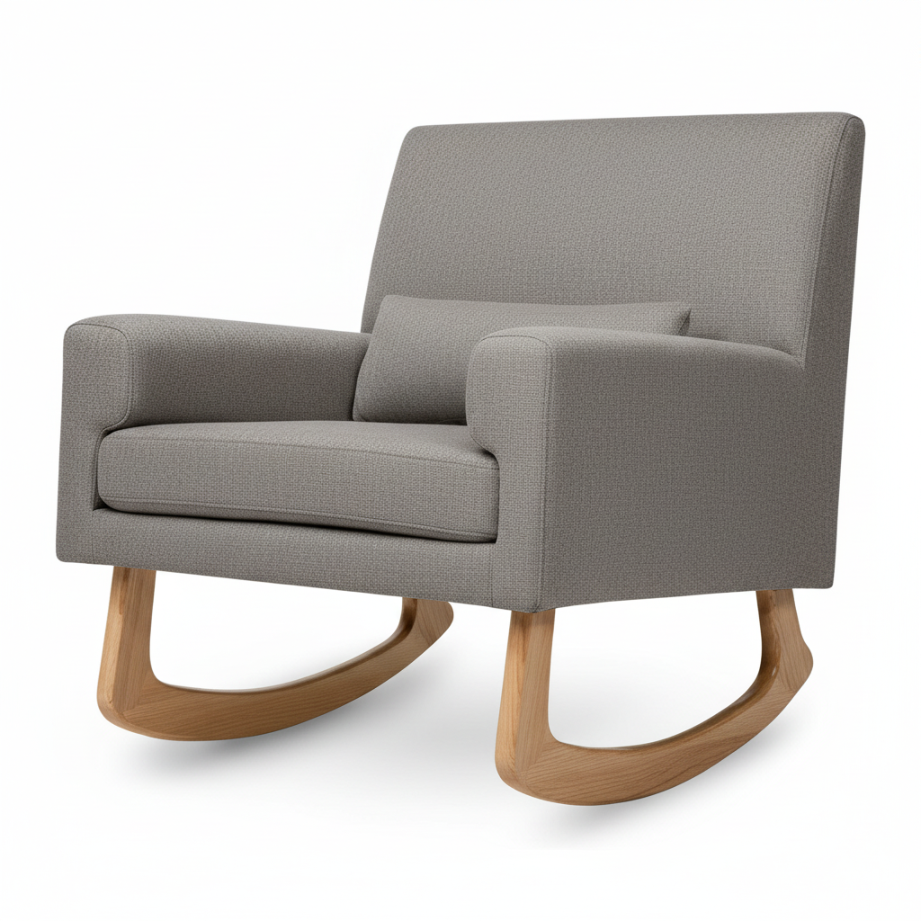 Rolanda Rocking Chair - Tedy Grey