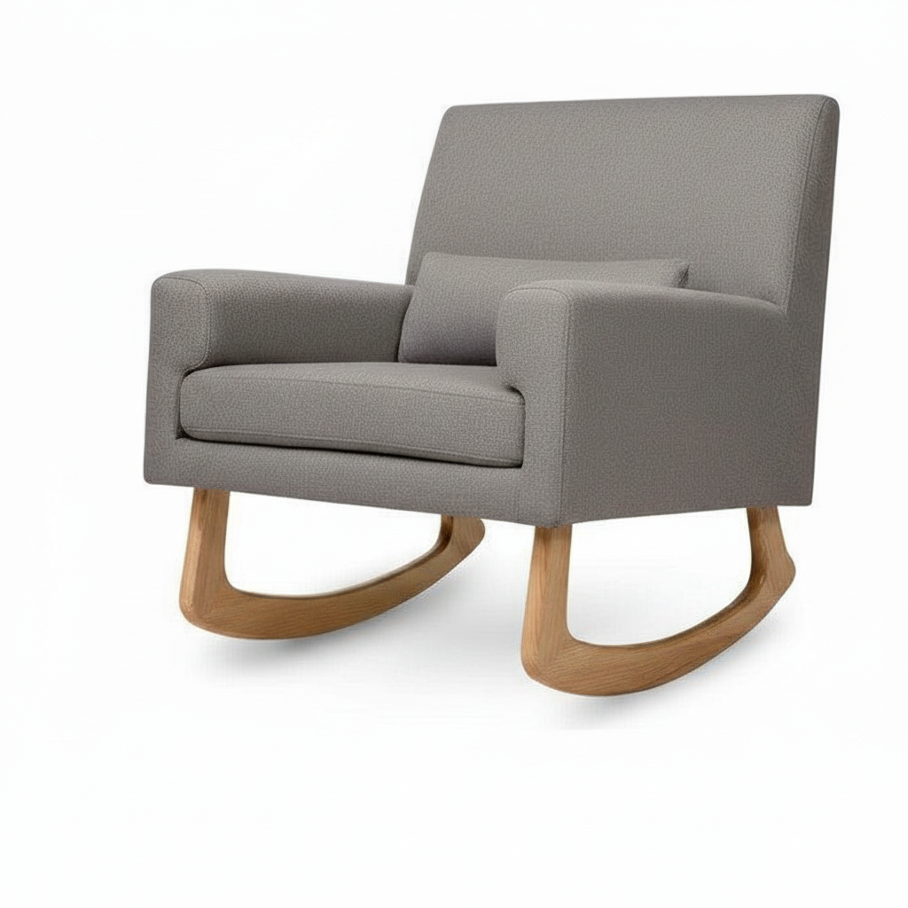 Rolanda Rocking Chair - Tedy Light Gray