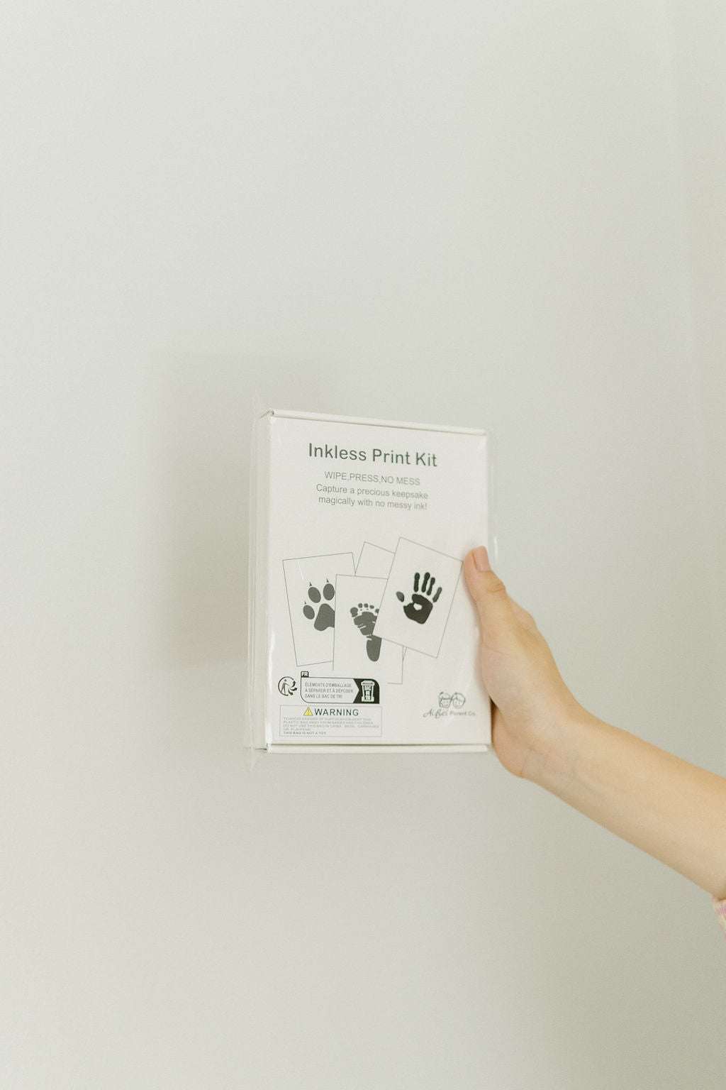 Inkless foot and hand print kit Accessories