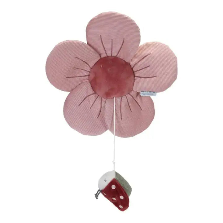 LD MUSIC BOX PINK FLOWER -FLOWER &amp; BUTTERFLY Toys