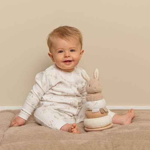 Ld rocking ring stacker baby bunny Toys