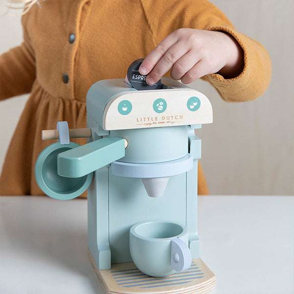 LITTLE DUTCH WOODEN COFFEE MACHINE wooden toys