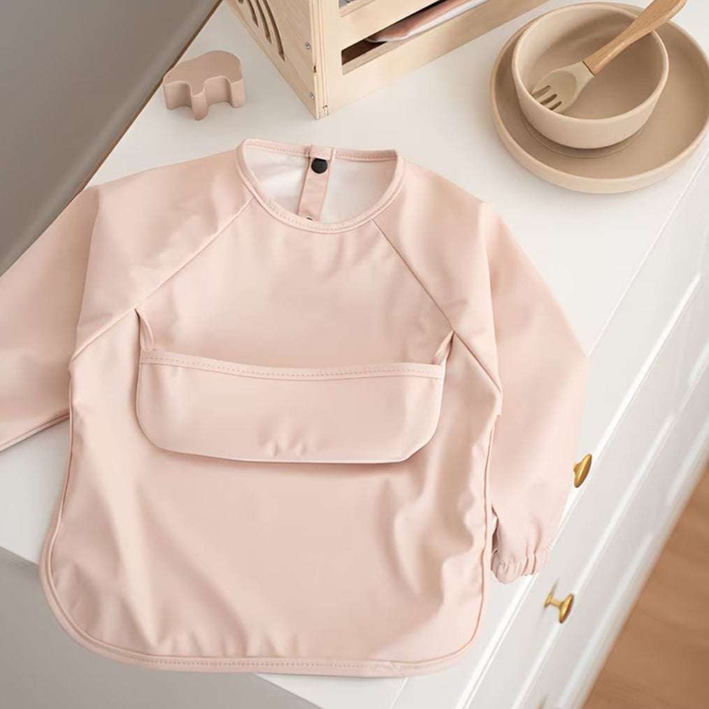 Long Sleeve Feeding Bib MEAL