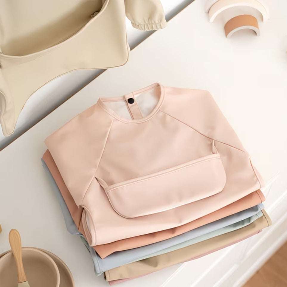 Long Sleeve Feeding Bib MEAL