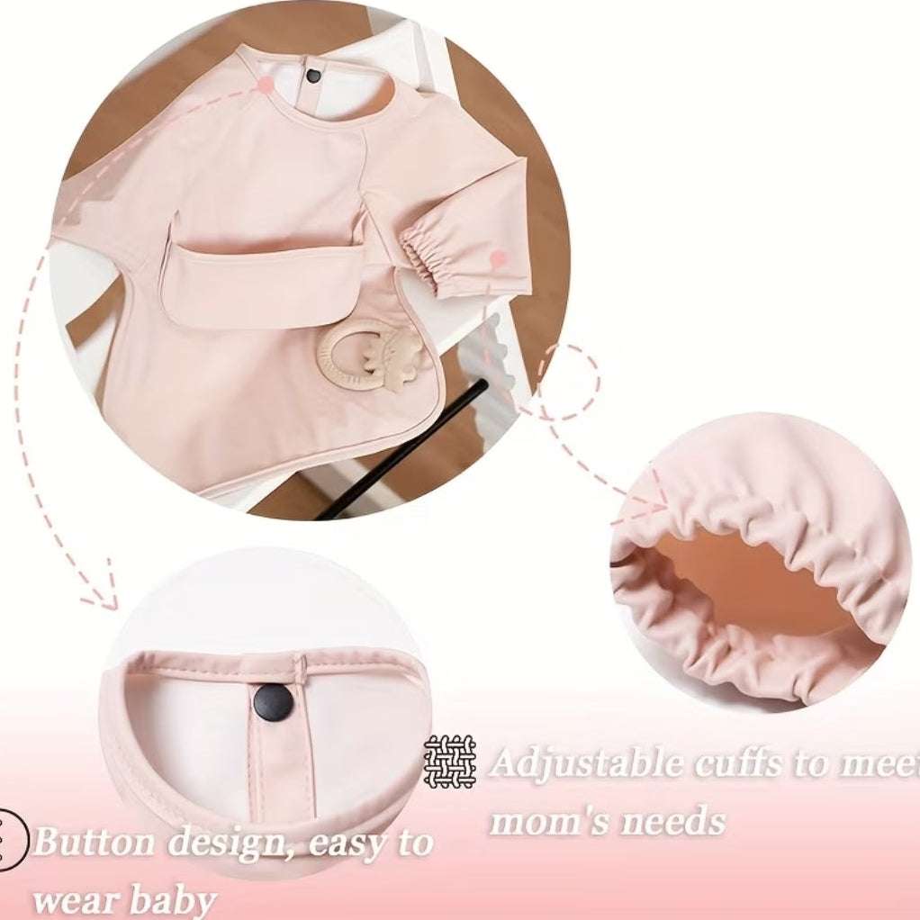 Long Sleeve Feeding Bib MEAL