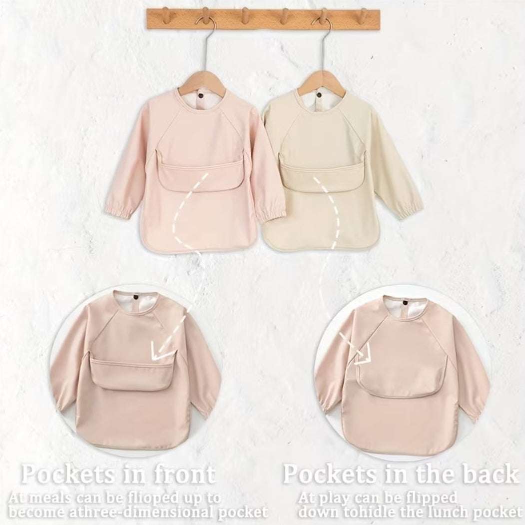 Long Sleeve Feeding Bib MEAL