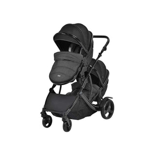 LUNAR TWIN STROLLER -BLACK LUNAR TWIN STROLLER