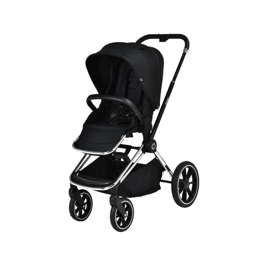 MAVERICK CHROME &amp; BLACK STROLLER Strollers