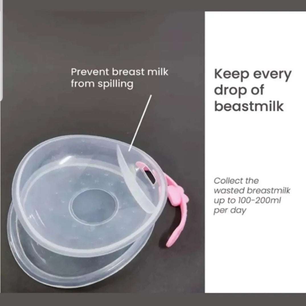 Leak-proof silicone breast milk collector cups for nursing moms