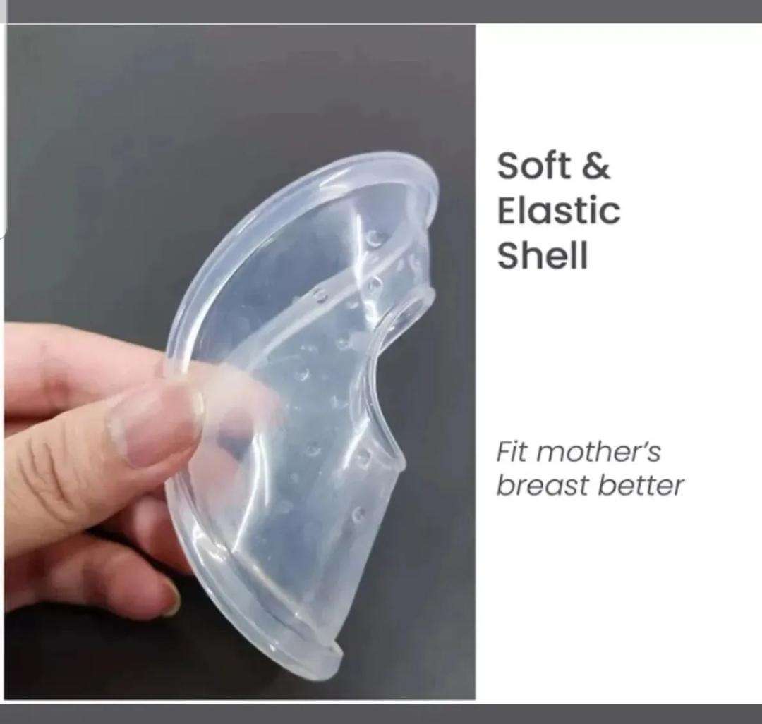 Leak-proof silicone breast milk collector cups for nursing moms