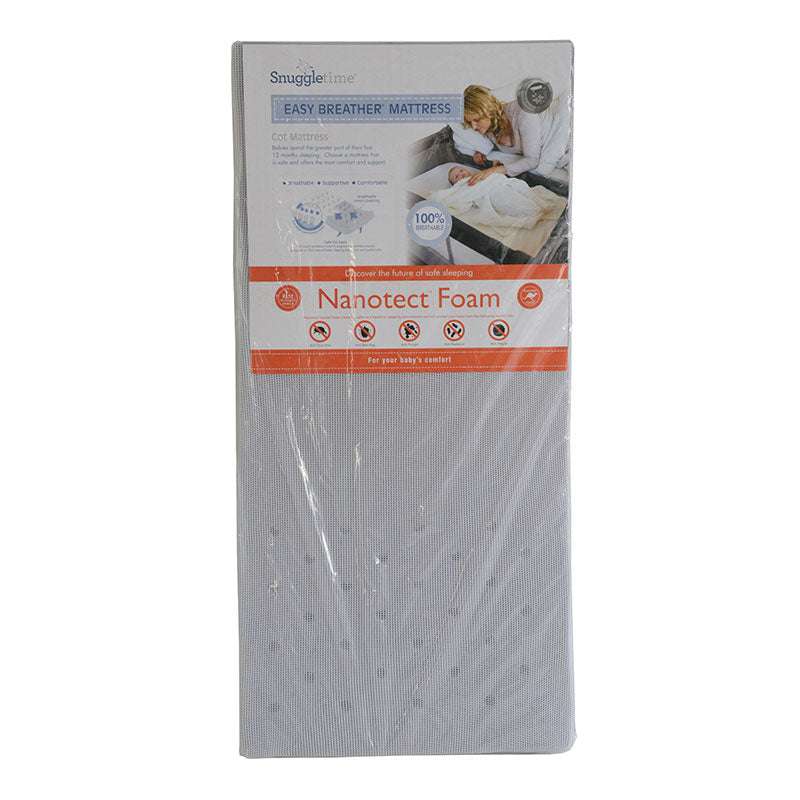 NANOTECT EASY BREATH MATTRESS COT Bedding