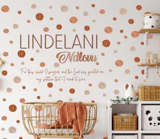 NEUTRAL WATERCOLOUR POLKA DOTS